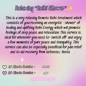 Relaxing “Reiki Shower”✨